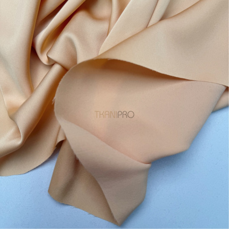 Шелк искусственный цвет бежевый, арт. S2131-31