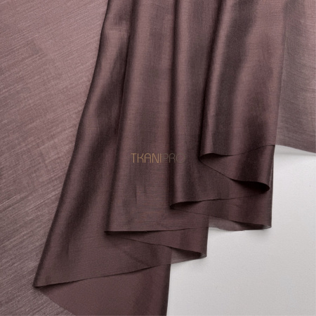 Ткань вуаль цвет шоколадный, арт. TT2418-6