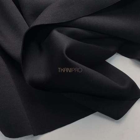 Трикотаж спортивный дайвинг, арт. TV2049-11 цвет черный меланж