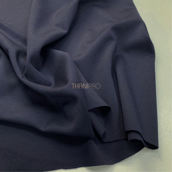 Трикотаж джерси, арт. D2044-3 цвет темный синий