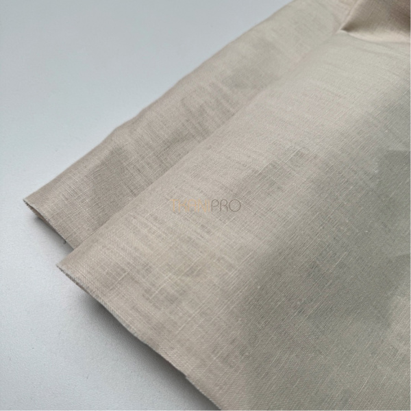 Лен цвет бежевый, арт. L4001-4