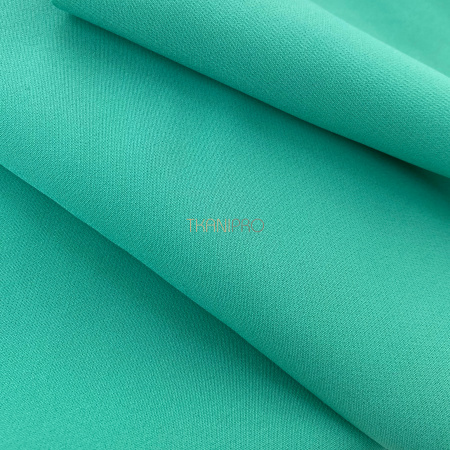 Костюмно-плательная ткань Барби, арт. KB3032-58 цвет аквамарин зеленый