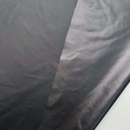 Ткань плащевая дюспо матовая цвет черный, арт. PL2296-3