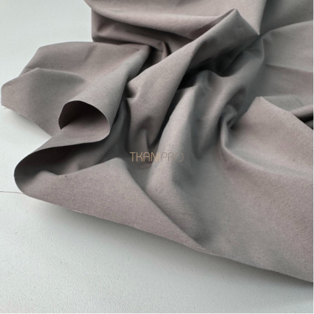 Ткань плащевая с крэш эффектом, арт. PL9953-3 цвет коричневый серый