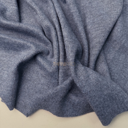 Рибана под ангору, арт. WD4349-5 цвет синий меланж