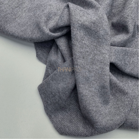 Рибана под ангору, арт. WD4359-12 цвет серый стальной