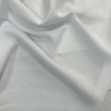 Штапель однотонный, арт. В2007-1 цвет белый Штапель однотонный, арт. В2007-1 цвет белый