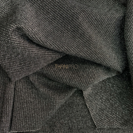 Трикотаж рибана с люрексом, арт. DL1804-4 цвет черный, серый и серебро