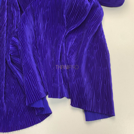 Плиссе жатка цвет синий электрик, арт. PLS1904-49