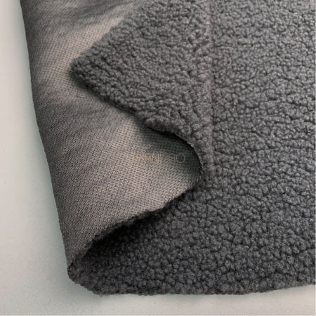 Мех барашек цвет серый, арт. WF3040-30