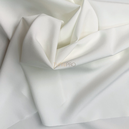 Плательная блузочная ткань софт цвет молочный, арт. BS2004-2