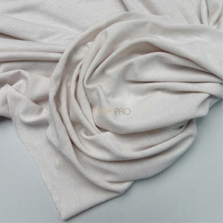 Тонкий трикотаж стрейч цвет кремовый, арт. DK2003-3