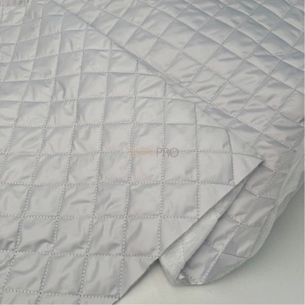 Стеганая ткань на синтепоне цвет серый, арт. PS2277-16