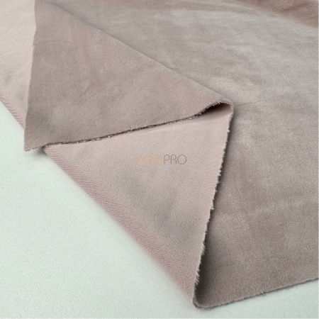 Ткань велюр, арт. PKV2065-3 цвет бежевый