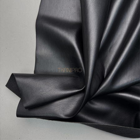 Искусственная кожа на замше цвет черный, арт. OW1941-1