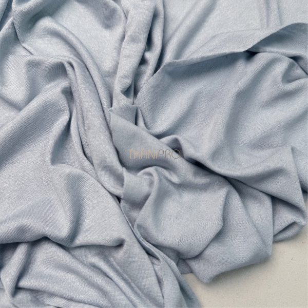 Тонкий трикотаж стрейч цвет голубой, арт. DK2002-4