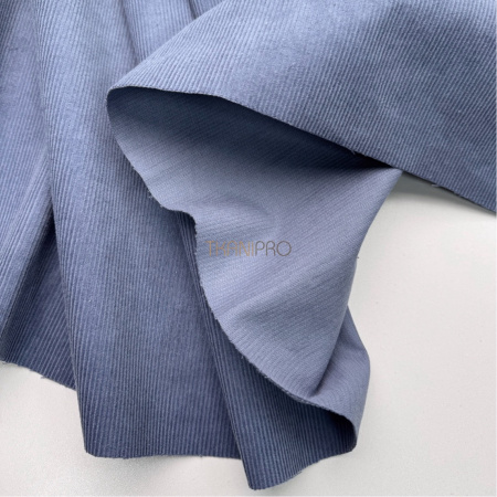 Вельвет хлопок цвет джинсовый, арт. IKV2035-6