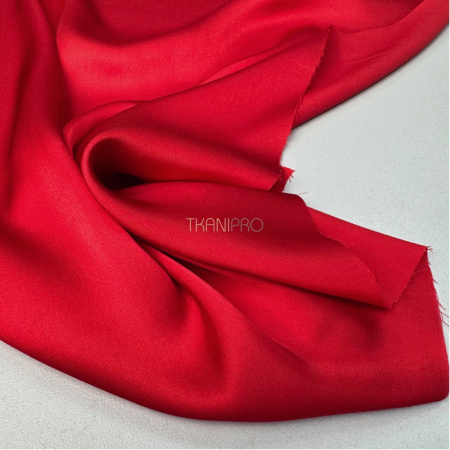 Шелк искусственный, арт. S2140-16 цвет красный