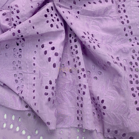Хлопковое шитье, арт. QS2049-5 цвет фиалковый сиреневый