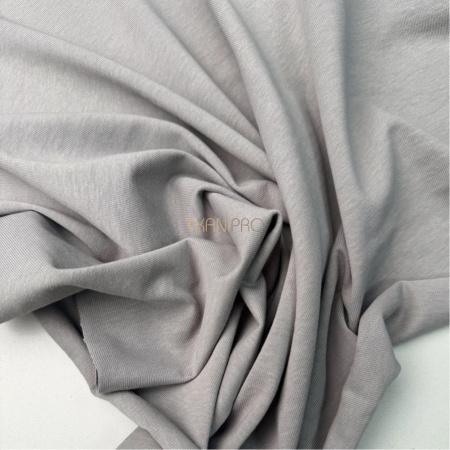 Кулирка плотная мерсеризованный хлопок цвет темно серый, арт. DK4101-3