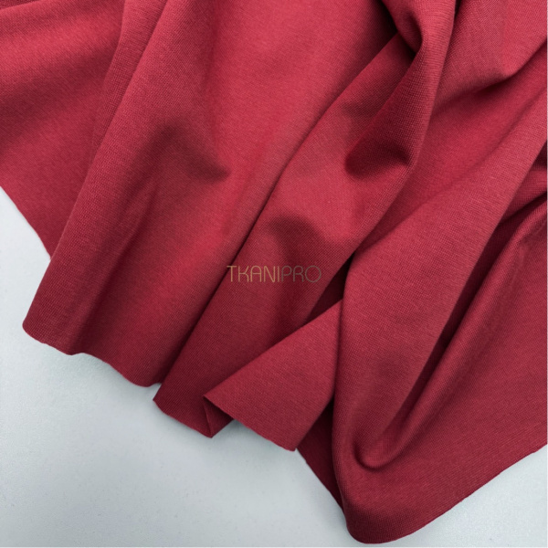 Трикотаж рибана цвет бордовый, арт. DB5014-5