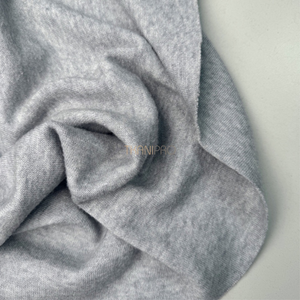 Трикотаж софт под ангору двусторонний, арт. WD2031-6 цвет голубой меланж