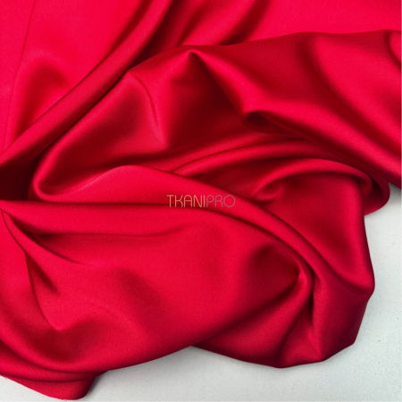 Шелк искусственный цвет рубиновый красный, арт. S2147-9