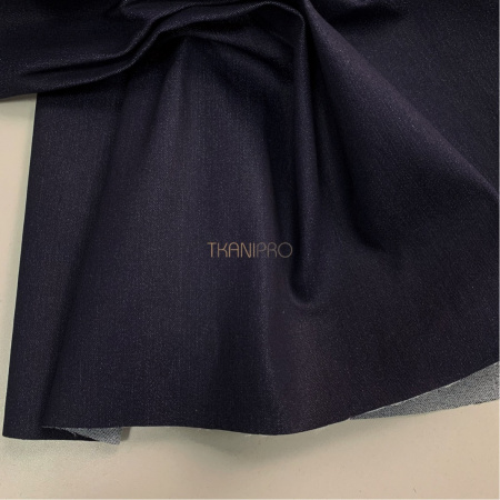 Деним плотный стрейч, арт. JL5001-2 цвет чернильный