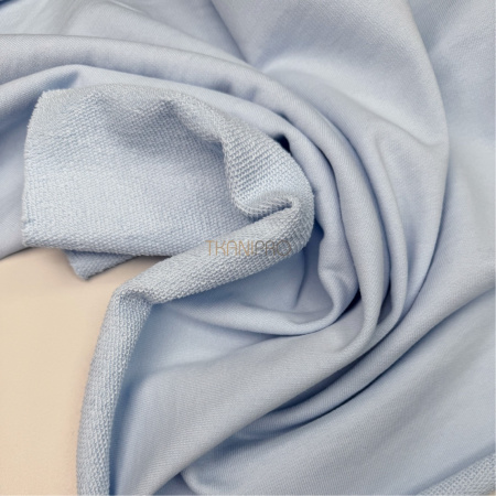 Футер 3 нитка петля хлопок цвет голубой, арт. DF2150-18