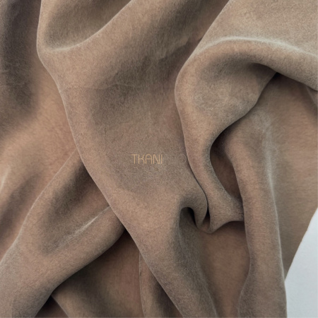 Вискоза софт крэш цвет коричневый, арт. KM3025-9